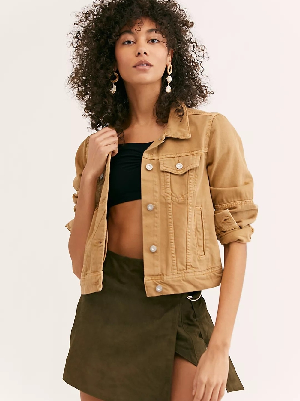 Free People We The Free Rumors Denim Jacket
